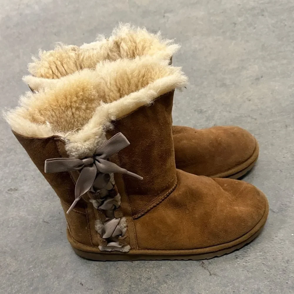 UGG Tan Shearling Winter Boots
